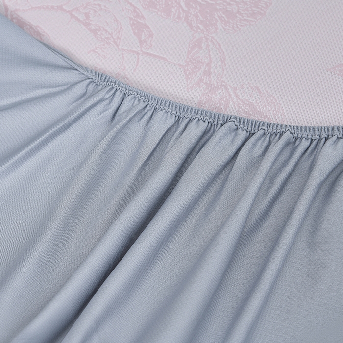 91家纺网 家纺一手货源 找家纺 小牛席业 2026春夏新款【实拍风格】双PE高凉感凉席席子-盛世蔷薇冰丝席（床笠款） 盛世蔷薇-奈斯