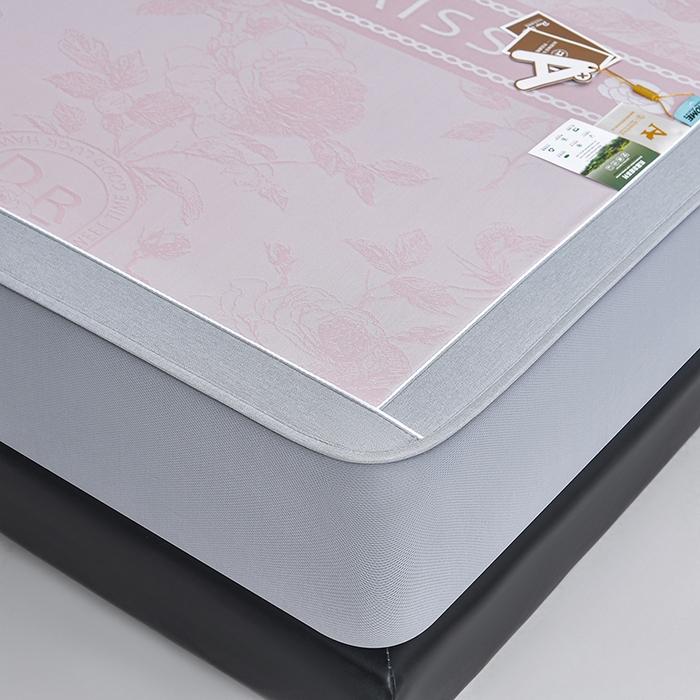 91家纺网 家纺一手货源 找家纺 小牛席业 2026春夏新款【实拍风格】双PE高凉感凉席席子-盛世蔷薇冰丝席（床笠款） 盛世蔷薇-奈斯