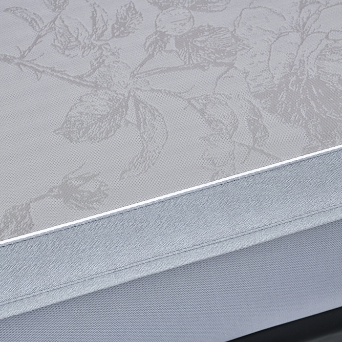 91家纺网 家纺一手货源 找家纺 小牛席业 2026春夏新款【实拍风格】双PE高凉感凉席席子-盛世蔷薇冰丝席（床笠款） 盛世蔷薇-香槟