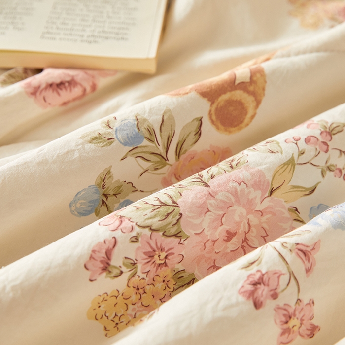 91家纺网 家纺一手货源 找家纺 海洋家纺 2026新款100%新疆棉花印花夏被亲肤仿棉夏凉被纯手包边空调被薄被子 花开富贵