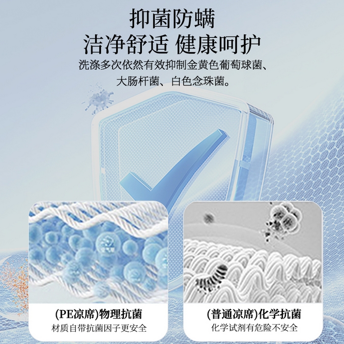 91家纺网 家纺一手货源 找家纺 （总）小牛席业 2026春夏新款【实拍风格】双PE高凉感凉席席子-盛世蔷薇冰丝席藤席冰藤席豆豆席乳胶席