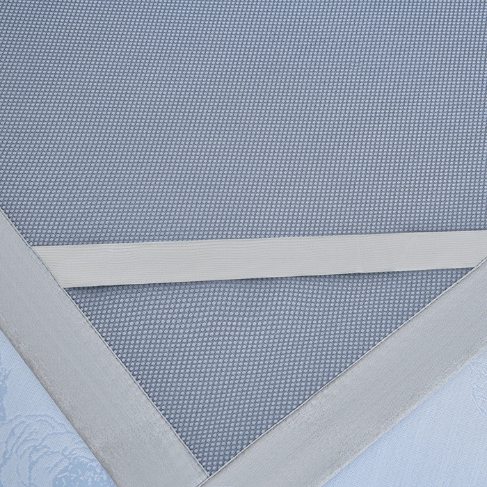 91家纺网 家纺一手货源 找家纺 小牛席业 2026春夏新款【实拍风格】双PE高凉感凉席席子-盛世蔷薇冰丝席 盛世蔷薇-蓝色