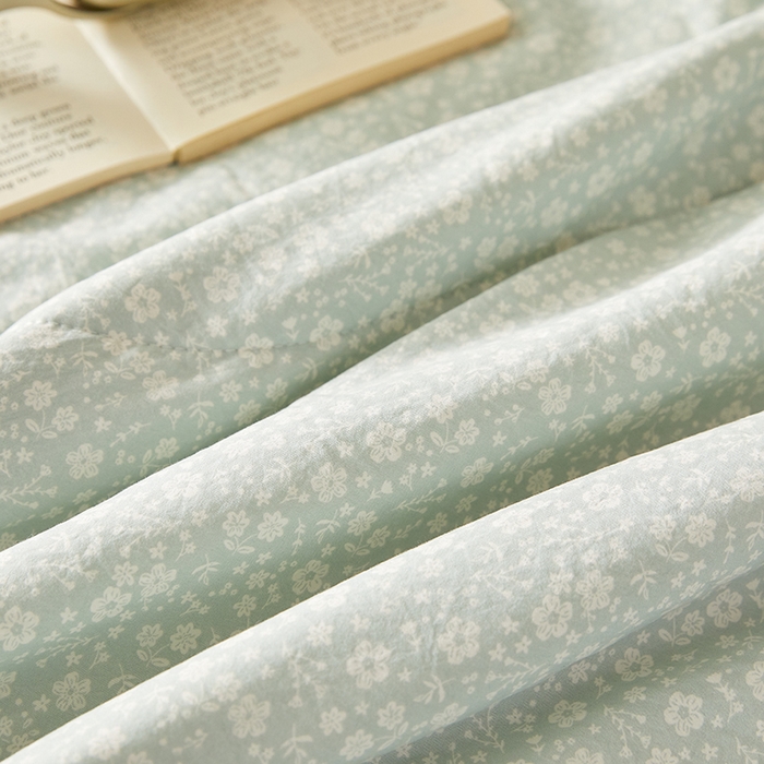 91家纺网 家纺一手货源 找家纺 海洋家纺 2026新款100%新疆棉花印花夏被亲肤仿棉夏凉被纯手包边空调被薄被子 璃沫 兰