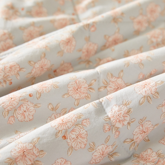 91家纺网 家纺一手货源 找家纺 海洋家纺 2026新款100%新疆棉花印花夏被亲肤仿棉夏凉被纯手包边空调被薄被子 清雅 兰