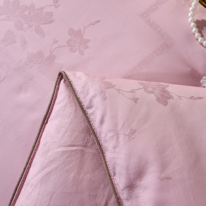 91家纺网 家纺一手货源 找家纺 （总）禹祥家纺 2025新款60s全棉提花蚕丝被被子被芯-芳菲影致系列