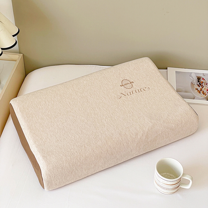 91家纺网 家纺一手货源 找家纺 她喜爱枕芯 2026春夏新款亲肤羊绒乳胶枕枕头枕芯 亲肤羊绒乳胶枕-米色