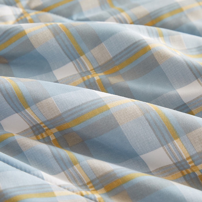 91家纺网 家纺一手货源 找家纺 海洋家纺 2026新款100%新疆棉花印花夏被亲肤仿棉夏凉被纯手包边空调被薄被子 左岸 蓝