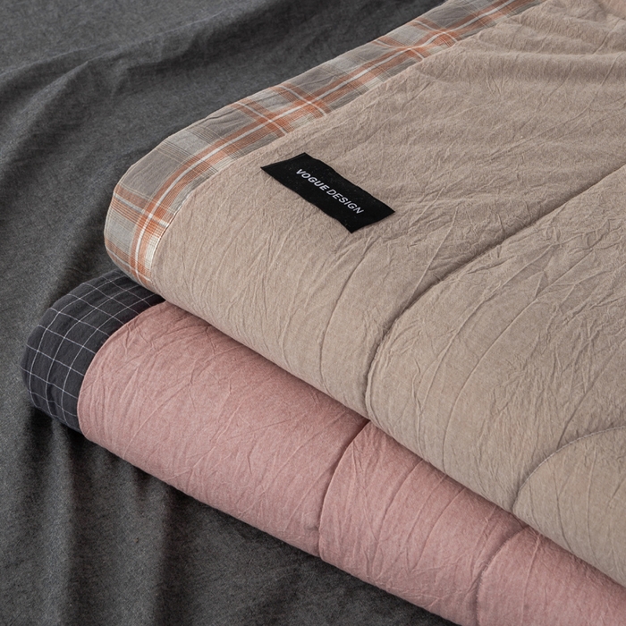 91家纺网 家纺一手货源 找家纺 （总）恋人优选 2026新款全棉色织水洗棉 棉花夏被被芯