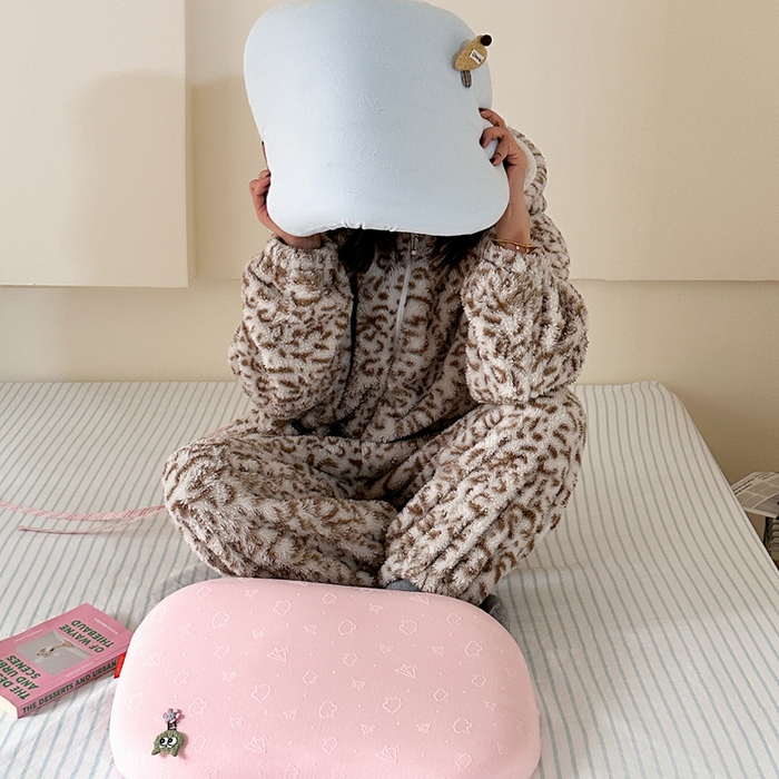 91家纺网 家纺一手货源 找家纺 伟邦枕芯 2026新款叠云双层记忆枕头枕芯儿童款 蓝色 男款