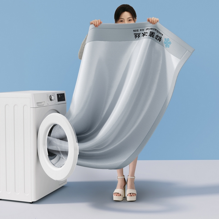 91家纺网 家纺一手货源 找家纺 （总）席佬大 2026新款负离子抑菌冰丝软席子凉席-床笠款