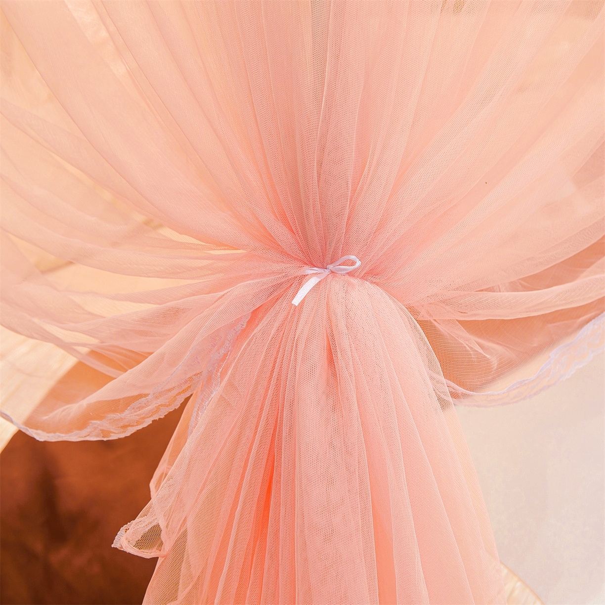 91家纺网 家纺一手货源 找家纺 舞夜盛世 【欧式风情】2026新款落地三开门宫廷蚊帐 欧式情怀-玉色