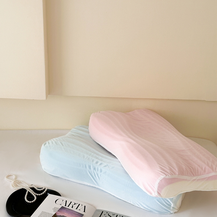 91家纺网 家纺一手货源 找家纺 伟邦枕芯 2026新款叠云双层枕记忆枕头枕芯 女款