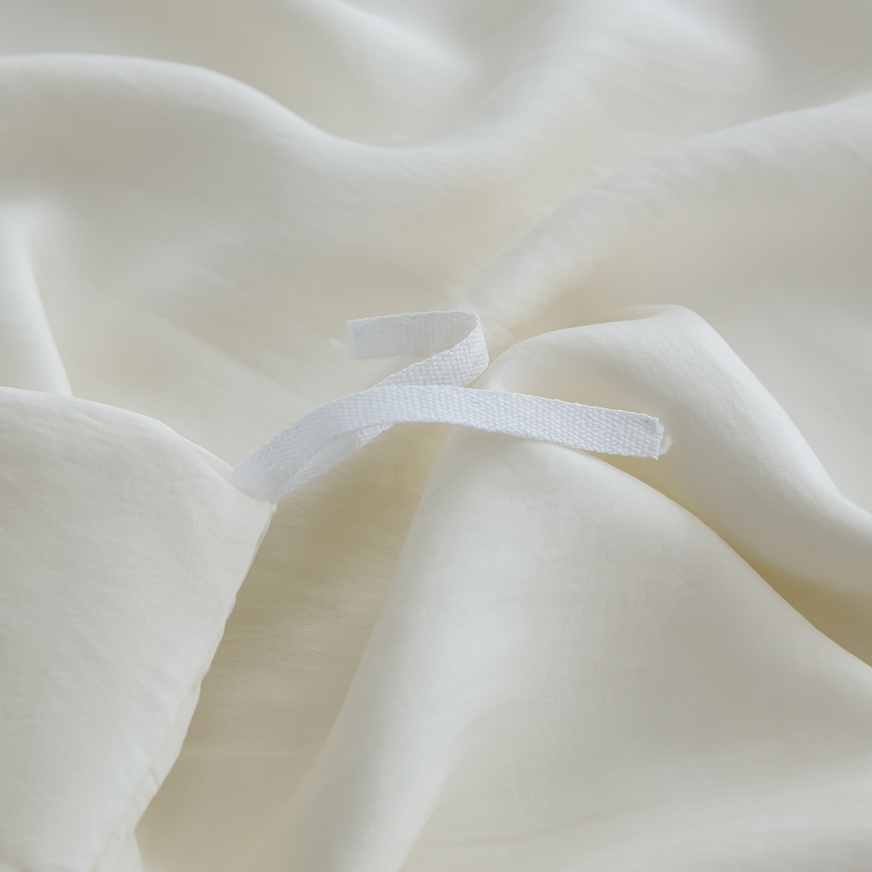 91家纺网 家纺一手货源 找家纺 禧禾 2026新款60支兰精天丝柔洗做旧四件套序禾 序禾-香草白