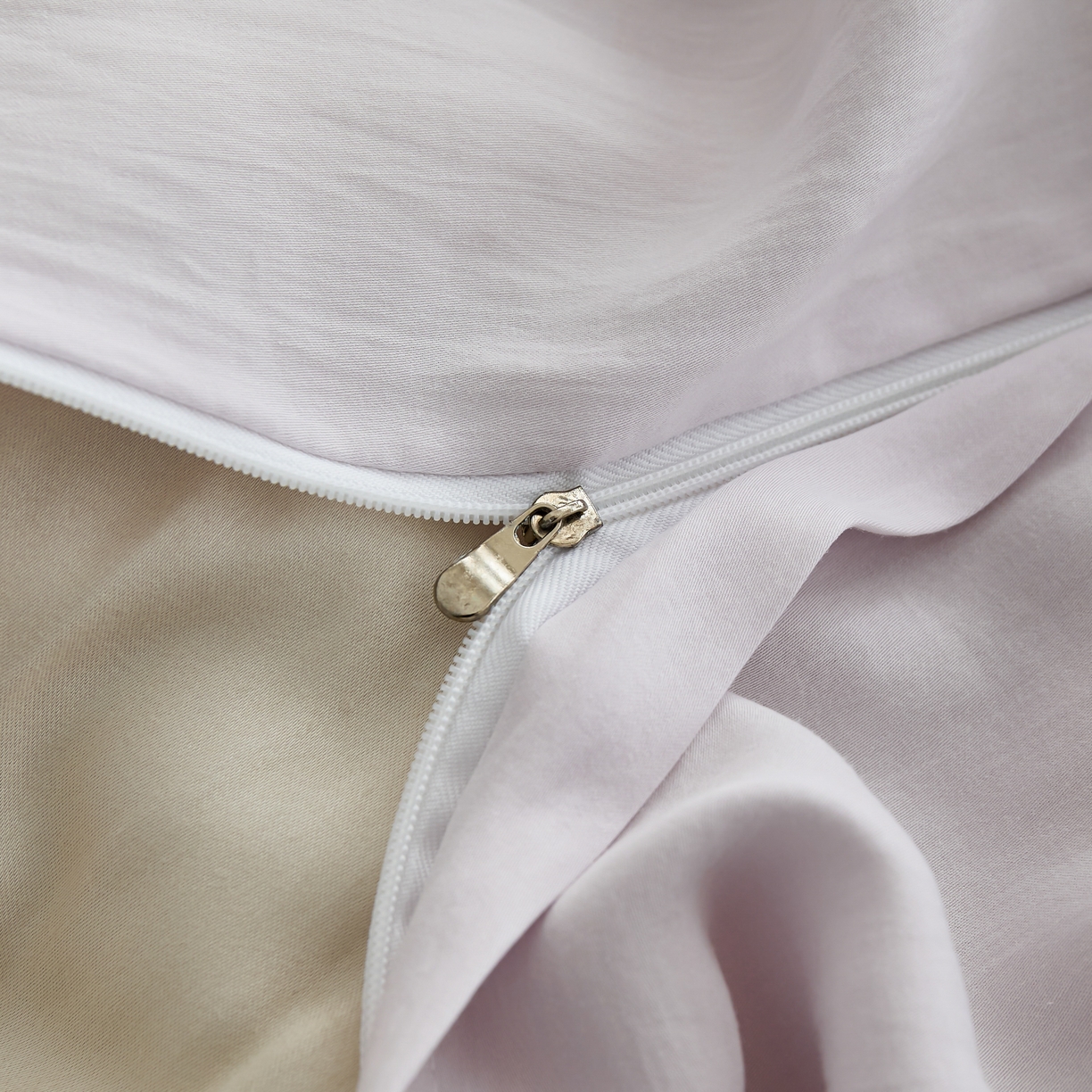 91家纺网 家纺一手货源 找家纺 禧禾 2026新款60支兰精天丝柔洗做旧四件套序禾 序禾-雾霁紫