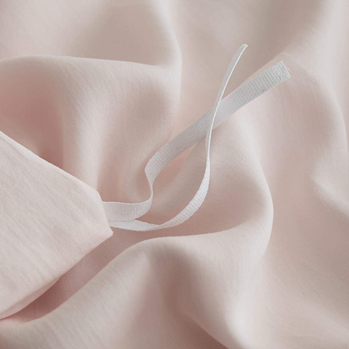 91家纺网 家纺一手货源 找家纺 禧禾 2026新款60支兰精天丝柔洗做旧四件套序禾 序禾-奶昔粉