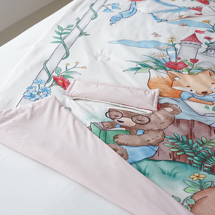 91家纺网 家纺一手货源 找家纺 （总）伟邦枕芯 2026新款儿童凉感拥抱夏被