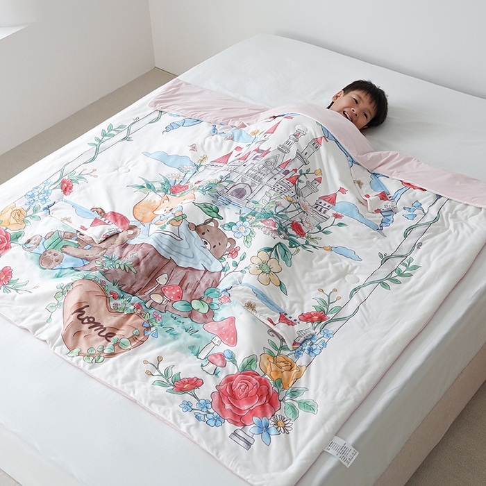 伟邦枕芯 2026新款儿童凉感拥抱夏被 森林童话