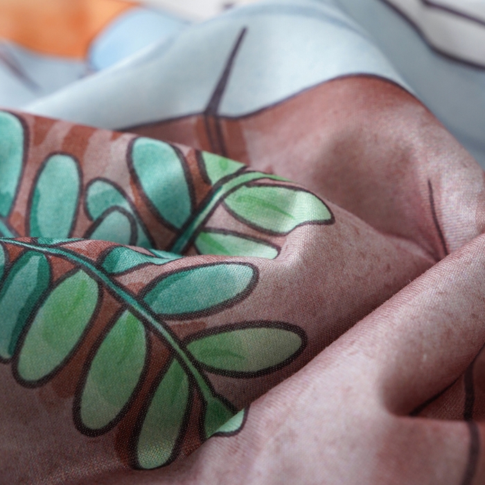 91家纺网 家纺一手货源 找家纺 伟邦枕芯 2026新款儿童凉感拥抱夏被 森林童话