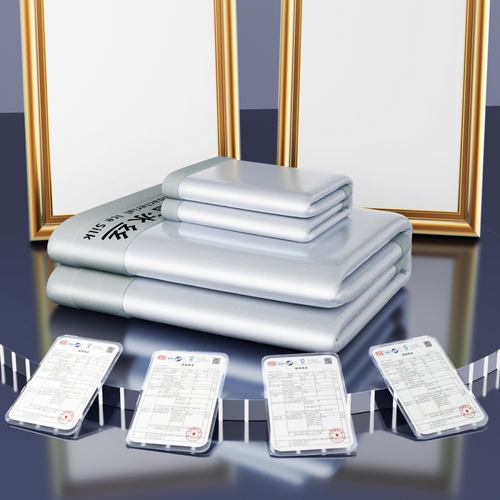 91家纺网 家纺一手货源 找家纺 席佬大 2026新款负离子抑菌冰丝软席子凉席-床笠款 灰色