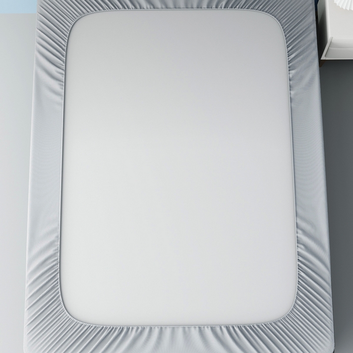 91家纺网 家纺一手货源 找家纺 席佬大 2026新款负离子抑菌冰丝软席子凉席-床笠款 蓝色