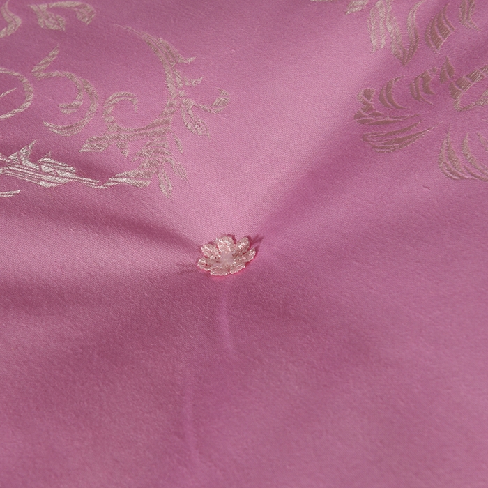 91家纺网 家纺一手货源 找家纺 禹祥家纺 2025新款全棉金提花手工蚕丝被夏被春秋被宿舍冬被子母被拉链款被芯夏季空调被 粉色