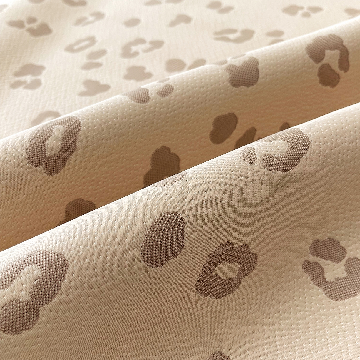 91家纺网 家纺一手货源 找家纺 莱米家纺 2026新款复合冰豆豆凉席席子凉席-豹纹 豹纹—深咖