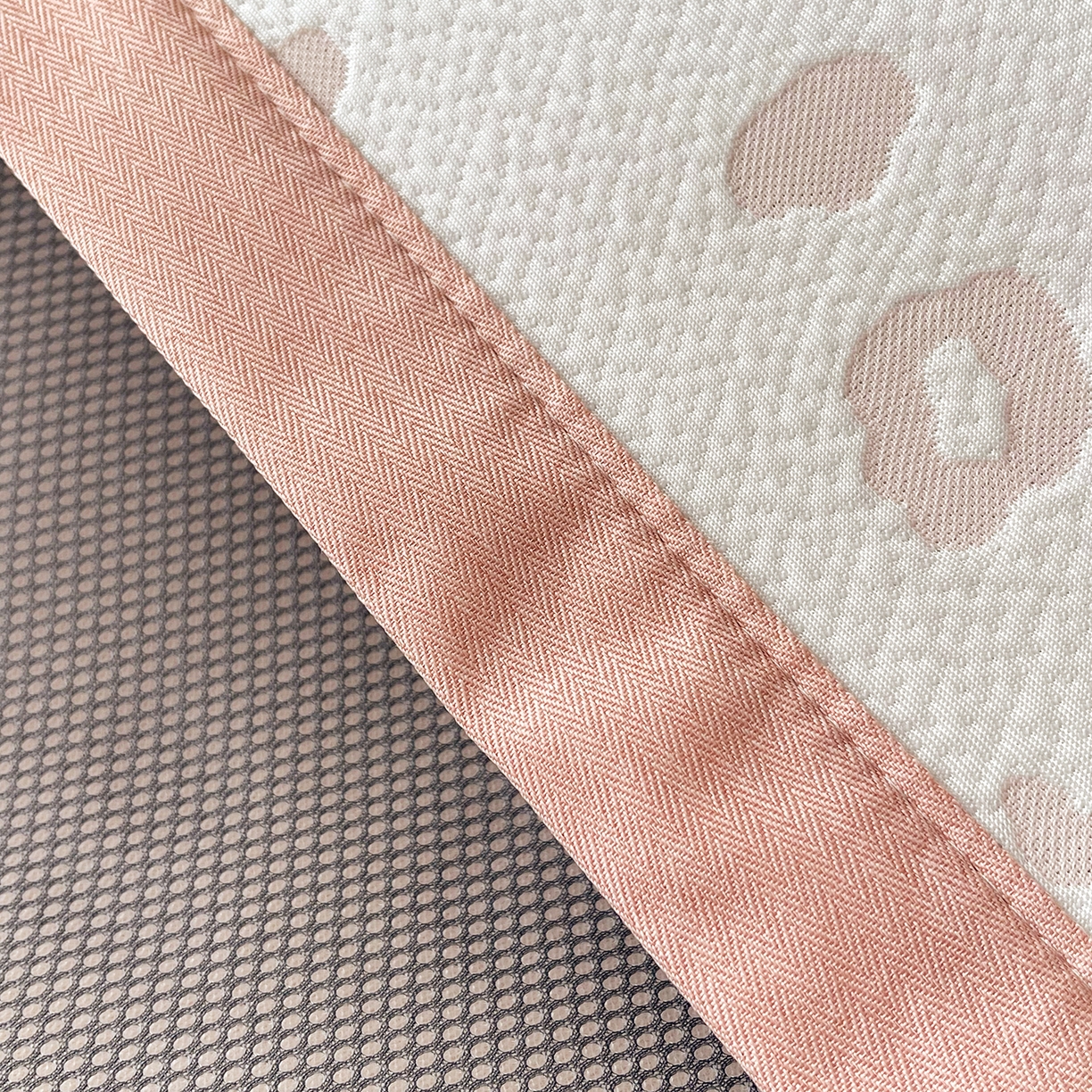 91家纺网 家纺一手货源 找家纺 莱米家纺 2026新款复合冰豆豆凉席席子凉席-豹纹 豹纹—浅粉