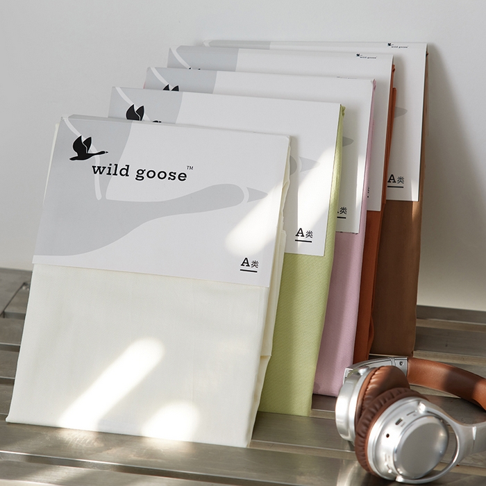 91家纺网 家纺一手货源 找家纺 （总）2026新款A类40S全棉糯感大雁纹提花单品枕套