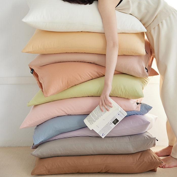 91家纺网 家纺一手货源 找家纺 （总）2026新款A类40S全棉糯感大雁纹提花单品枕套