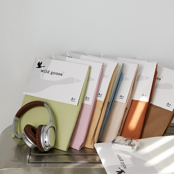 91家纺网 家纺一手货源 找家纺 （总）2026新款A类40S全棉糯感大雁纹提花单品枕套