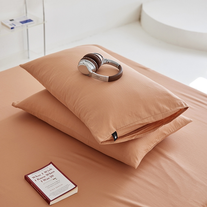 91家纺网 家纺一手货源 找家纺 2026新款A类40S全棉糯感大雁纹提花单品枕套 香槟金