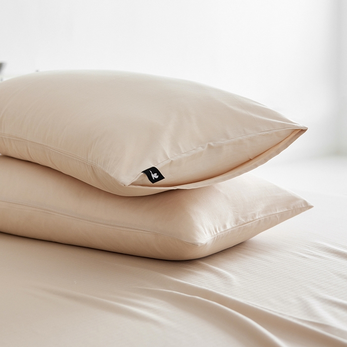 91家纺网 家纺一手货源 找家纺 2026新款A类40S全棉糯感大雁纹提花单品枕套 月光灰