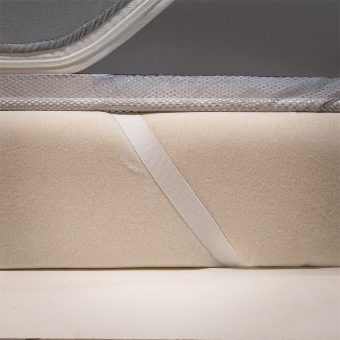 91家纺网 家纺一手货源 找家纺 飞轮海蚊帐 2026春夏新款卡通毛巾绣坐床蚊帐-Z79刺绣款 晚安月亮熊