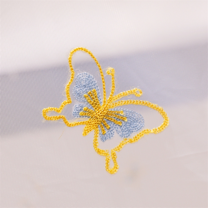 91家纺网 家纺一手货源 找家纺 飞轮海蚊帐 2026春夏新款卡通毛巾绣坐床蚊帐-Z79刺绣款 蒲公英