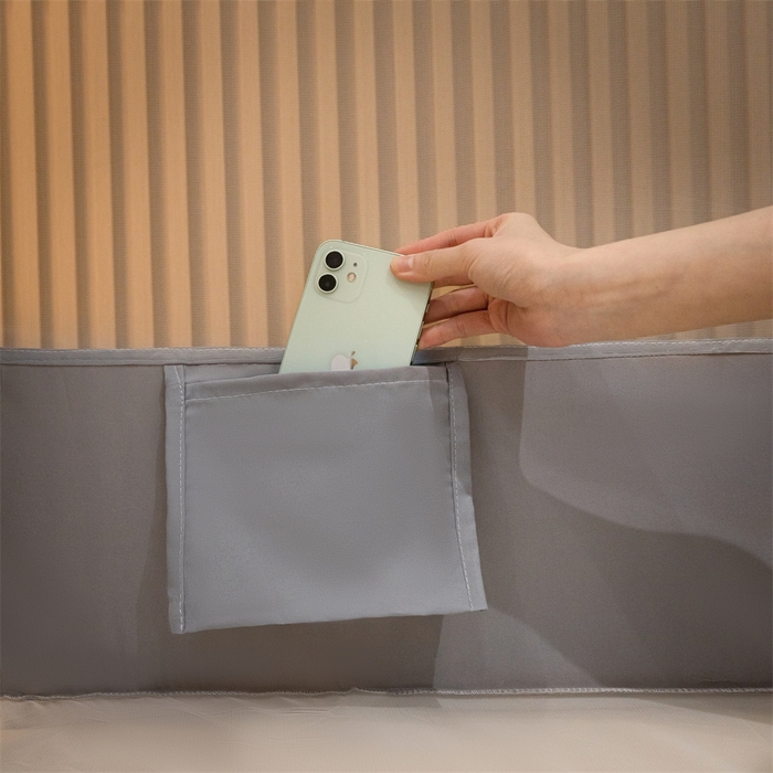 91家纺网 家纺一手货源 找家纺 飞轮海蚊帐 2026春夏新款卡通毛巾绣坐床蚊帐-Z79刺绣款 晚安月亮熊