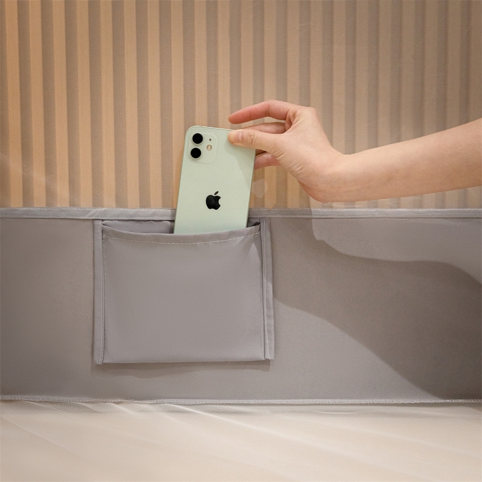 91家纺网 家纺一手货源 找家纺 飞轮海蚊帐 2026春夏新款卡通毛巾绣坐床蚊帐-Z79刺绣款 布偶小熊