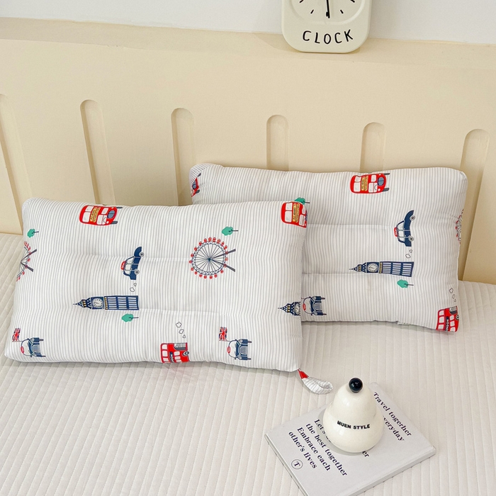 91家纺网 家纺一手货源 找家纺 十九色 2026春夏新款50莱赛尔卡通印花儿童夏被夏凉被空调被 伦敦巴士