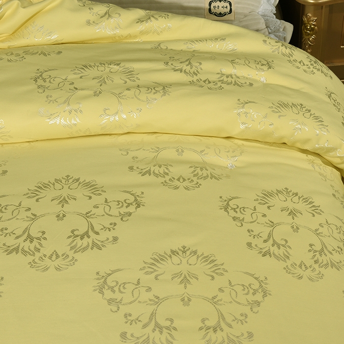 91家纺网 家纺一手货源 找家纺 禹祥家纺 2025新款全棉金提花手工蚕丝被夏被春秋被宿舍冬被子母被拉链款被芯夏季空调被 黄色