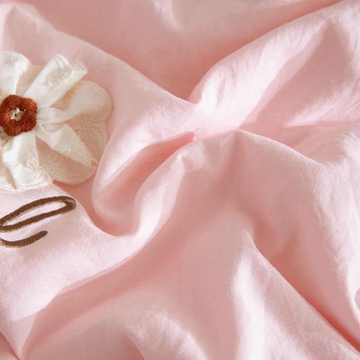 91家纺网 家纺一手货源 找家纺 红夫人 2026新款春夏韩版床盖款多功能夏被床盖四件套--花絮 豆沙