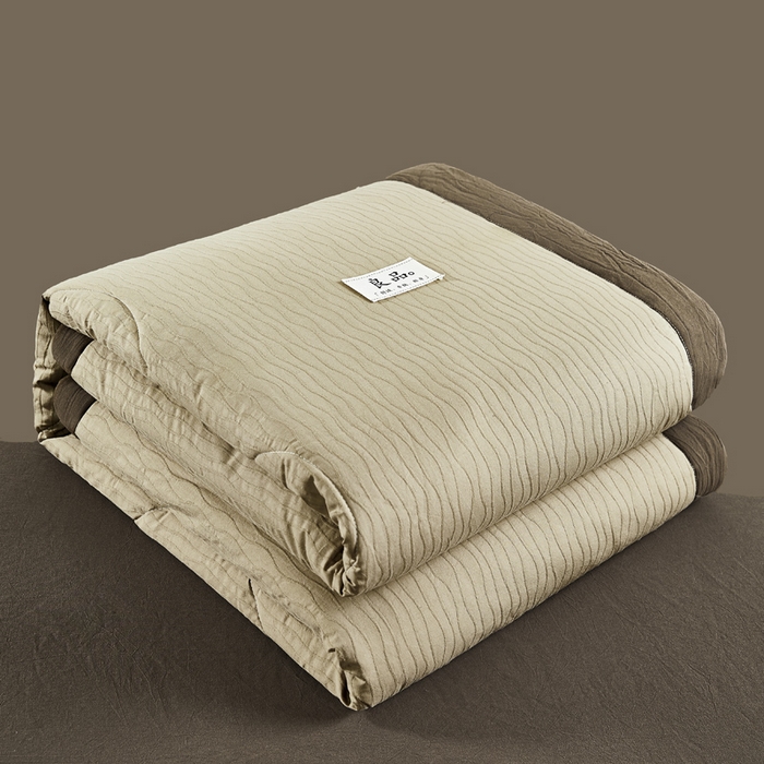 91家纺网 家纺一手货源 找家纺 （总）恋人优选 2026新款波纹纱全棉提花夏被空调被