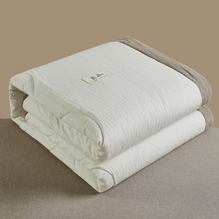 91家纺网 家纺一手货源 找家纺 （总）恋人优选 2026新款波纹纱全棉提花夏被空调被