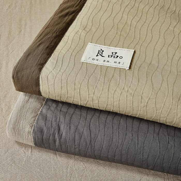 91家纺网 家纺一手货源 找家纺 恋人优选 2026新款波纹纱全棉提花夏被空调被 组合图 仅供参考