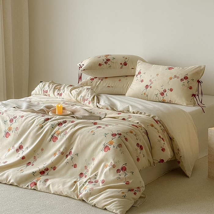 91家纺网 家纺一手货源 找家纺 （总）Mr.pig猪先生水洗棉 2026新款A类棉麻四件套中古风全棉纯棉亚麻被套床单轻奢高档床上用品（供货价联系门市，展示价格为控价）