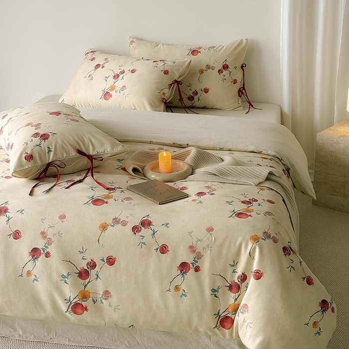 91家纺网 家纺一手货源 找家纺 （总）Mr.pig猪先生水洗棉 2026新款A类棉麻四件套中古风全棉纯棉亚麻被套床单轻奢高档床上用品（供货价联系门市，展示价格为控价）