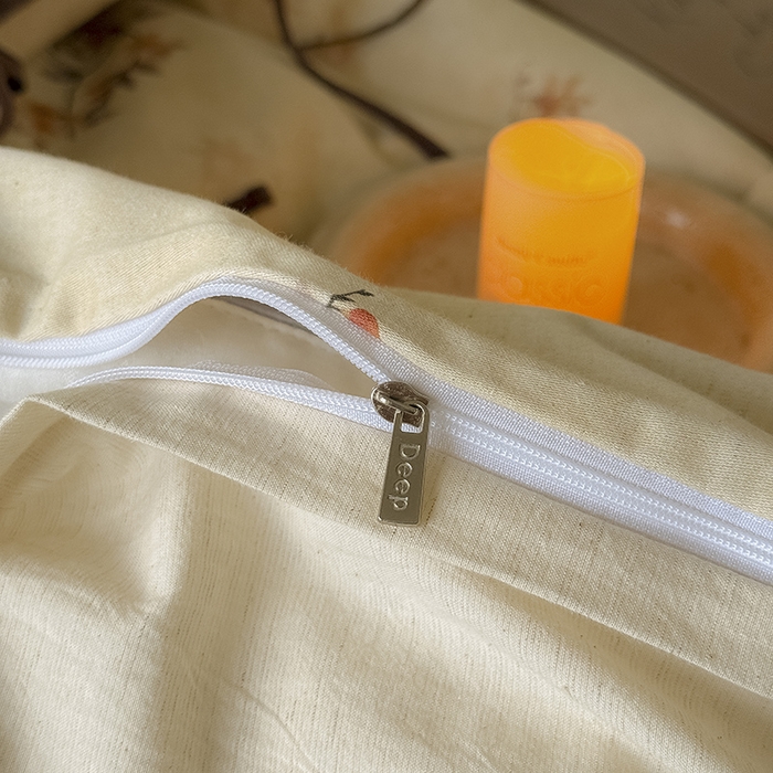 91家纺网 家纺一手货源 找家纺 Mr.pig猪先生水洗棉 2026新款A类棉麻四件套中古风全棉纯棉亚麻被套床单轻奢高档床上用品（供货价联系门市，展示价格为控价） 海棠广玉兰