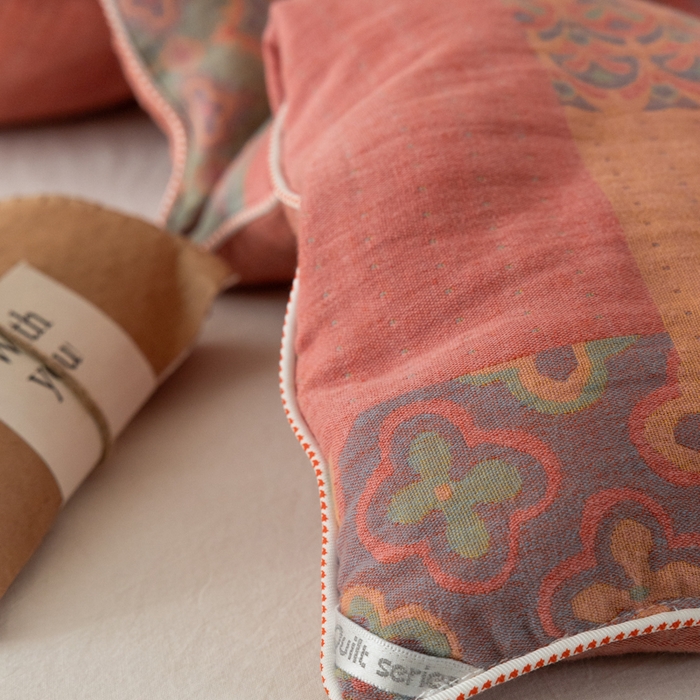 91家纺网 家纺一手货源 找家纺 睡棉坊 2026新款全棉色织提花双层纱夏被夏凉被空调被 百纳