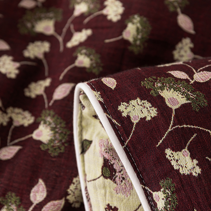 91家纺网 家纺一手货源 找家纺 睡棉坊 2026新款全棉色织提花双层纱夏被夏凉被空调被 繁华