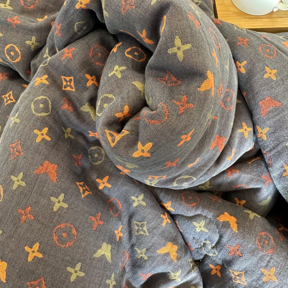 91家纺网 家纺一手货源 找家纺 睡棉坊 2026新款全棉色织提花双层纱夏被夏凉被空调被 絮语朦胧