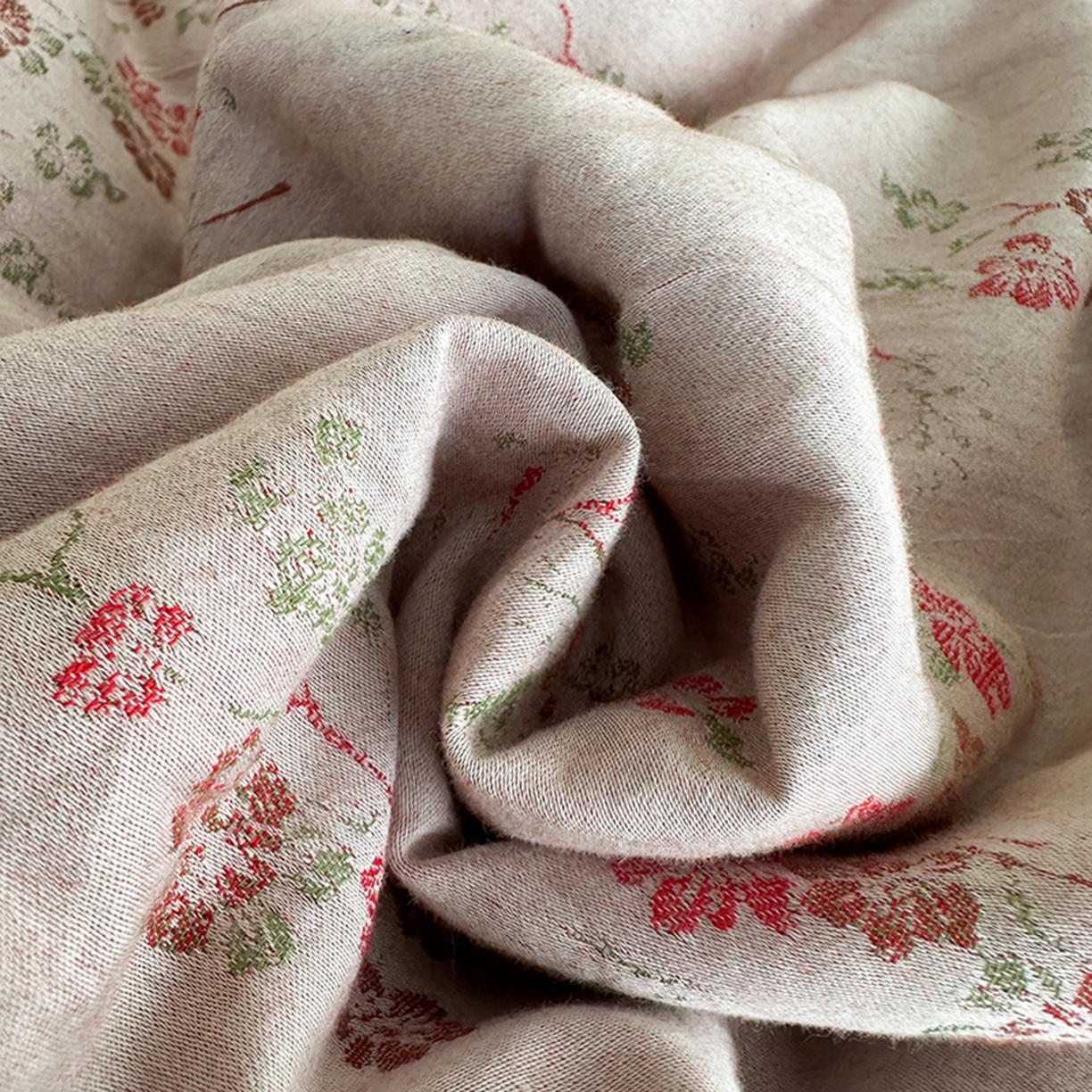 91家纺网 家纺一手货源 找家纺 睡棉坊 2026新款全棉色织提花双层纱夏被夏凉被空调被 雪梅