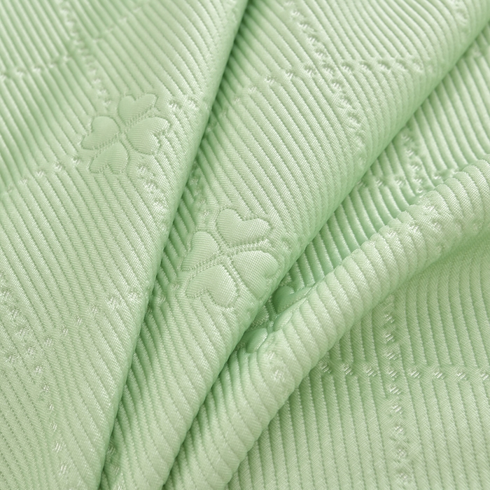 91家纺网 家纺一手货源 找家纺 畅畅家纺 2026春夏新款聚乙烯中分子凉感冰感凉豆豆凉席席子床裙三件套幸运草 幸运草-绿